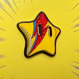 GLITTER! Nintendo inspired - Art of Butcher Billy Hard Enamel Pins