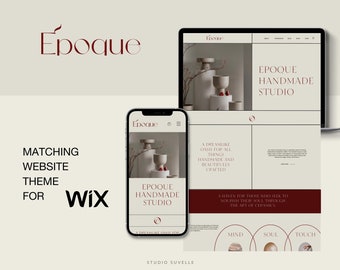 WIX Store Template: Modern Commerce Website Design