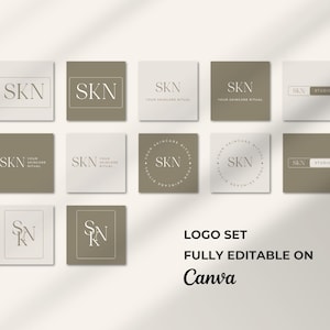 Diseño de logotipo prediseñado / Logotipo simple / Logotipo de texto / Marca de logotipo / Diseño de logotipo minimalista / Logotipo moderno / paquete de marca