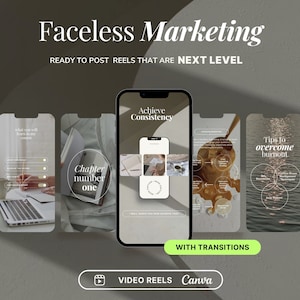 Faceless instagram video reels | Marketing instagram reels templates | Instagram Reels | Video Reels | Social Media reels | Reel Templates