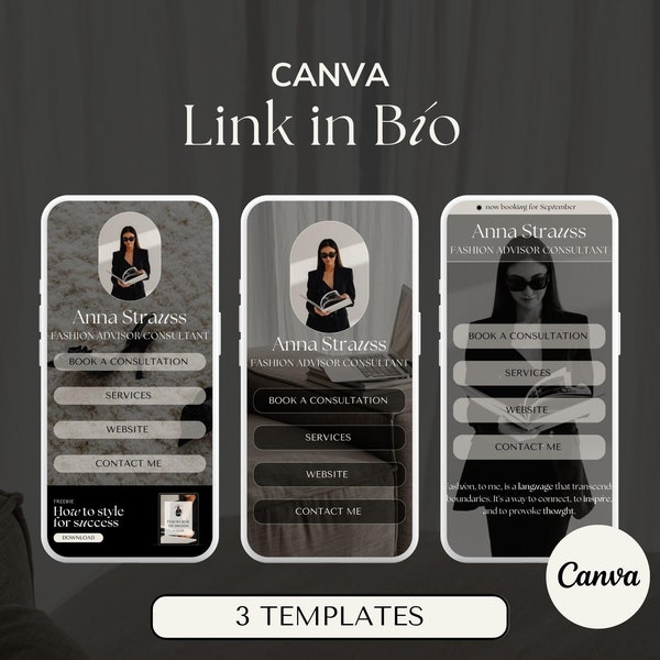 Link in bio template canva| Linktree canva template| Instagram landing page| Tik tok template. Canva Link in bio| Link in bio canva| Landing