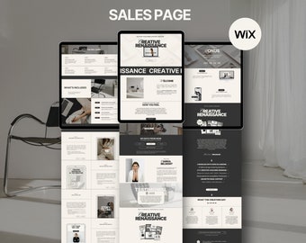 Wix Sales Page Template | Online Course Landing Page