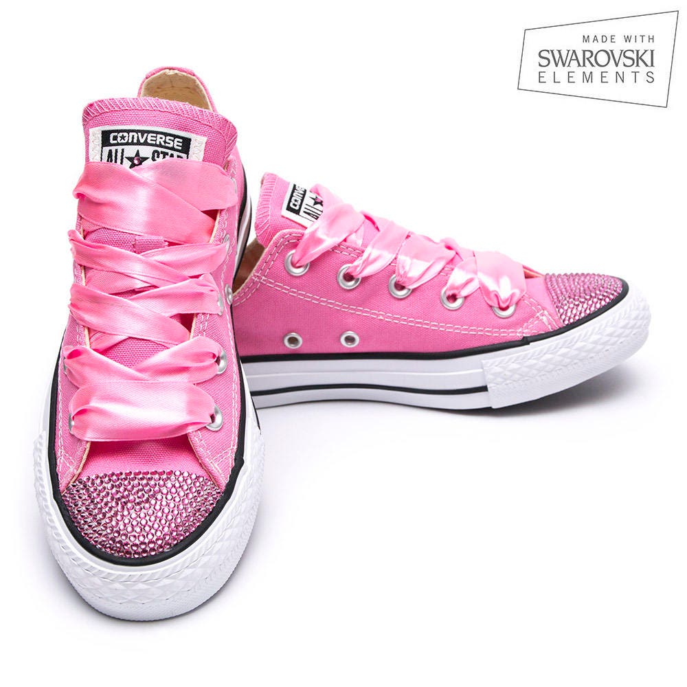 converse montante rose