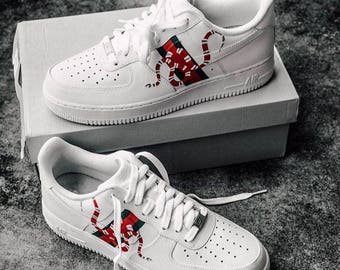 Custom Gucci Snake Nike Air Force 1