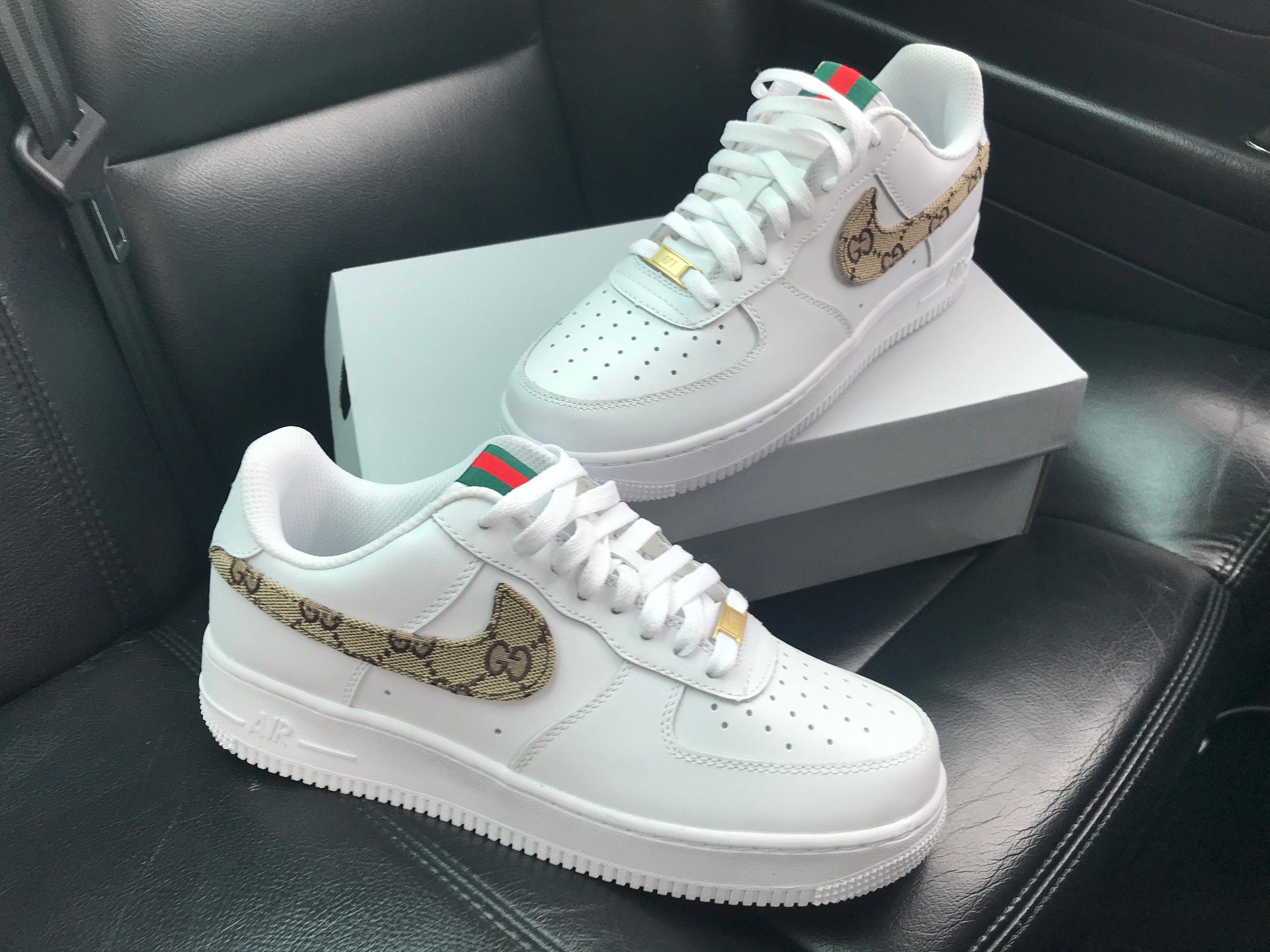 Custom Gucci  Nike  Air  Force  1  Etsy