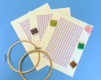 DMC Embroidery Floss Bobbin Labels: Entire Collection (Digital Download)