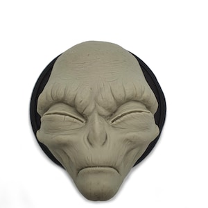 Alien Head, , Alien busts, Sci-fi miniatures, Extraterrestrial, UFO, Science fiction, Alien collectibles, Space art,  Alien sculptures, bust
