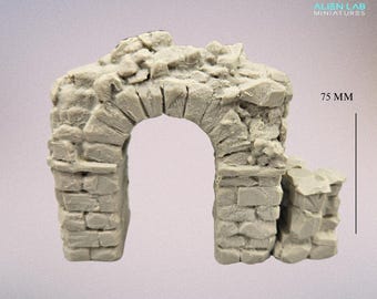 Gothic Archway Ruins – Resin RPG & Wargaming Terrain (28–32mm Scale)