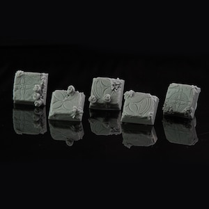 Square 20mm Bases for Tabletop Games, DnD Models, Wargaming Terrain, 28mm & 32mm, Dungeons and Dragons, Tabletop RPG, Wargames, Miniatures