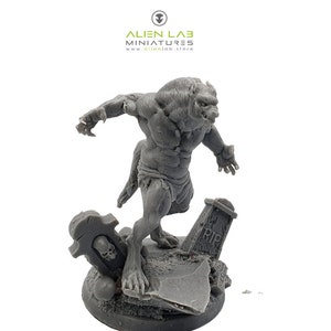 Werewolf#1, Dungeons and Dragons, DnD, RPG, Miniatures, Tabletop games, Wargaming, Fantasy miniatures, Board games, Role playing games