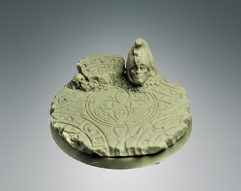 Ancient Temple 50mm Resin Bases: Wargaming Terrain