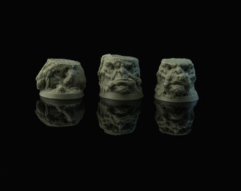 Orc Resin Bases 32mm: Wargaming Terrain, D&D Accessories