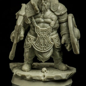 Valhala Guardian, Dungeons and Dragons, DnD, RPG, Miniatures, Tabletop games, Wargaming, Fantasy miniatures, Board games, Role playing games