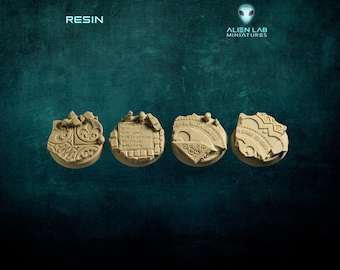 32 mm Resin Runde Bases: Tabletop RPG & Wargaming Gelände