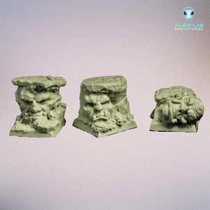 Square 25mm Bases for Tabletop Games, DnD Models, Wargaming Terrain, 28mm & 32mm, Dungeons and Dragons, Tabletop RPG, Wargames, Miniatures