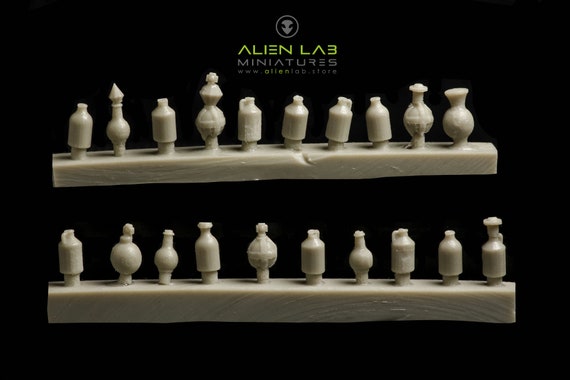 Bottles 28mm D D Dungeon Terrain Rpg Miniature Set Warhammer Etsy