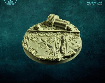 Greece Resin Round Base 60mm: Wargaming Terrain