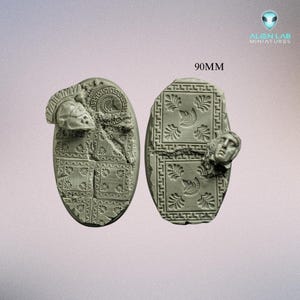 Ancient greece oval bases- Resin Round for Tabletop & dungeon and dragons, Wargaming Terrain, Board Game Accessories, Board Game Accessories