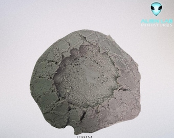 Resin Crater Terrain – Large Explosion Impact Scenery for Wargames, RPG & Tabletop Dioramas