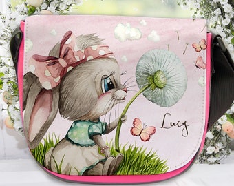 Kindergarten bag children's bag shoulder bag pink girls bag gift bunny bunny dandelion kgt53