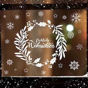 Template Window Picture Chalk Window Picture Chalky Markers Snowflakes Stars Mistletoe Merry Christmas Window Decoration Window Pictures ch9