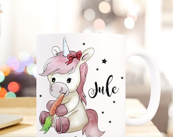 Geschenk Kaffee Tasse Einhorn Einhorntasse ts509