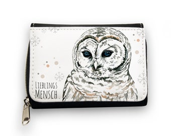 Wallet wallet with owl favorite person gk59