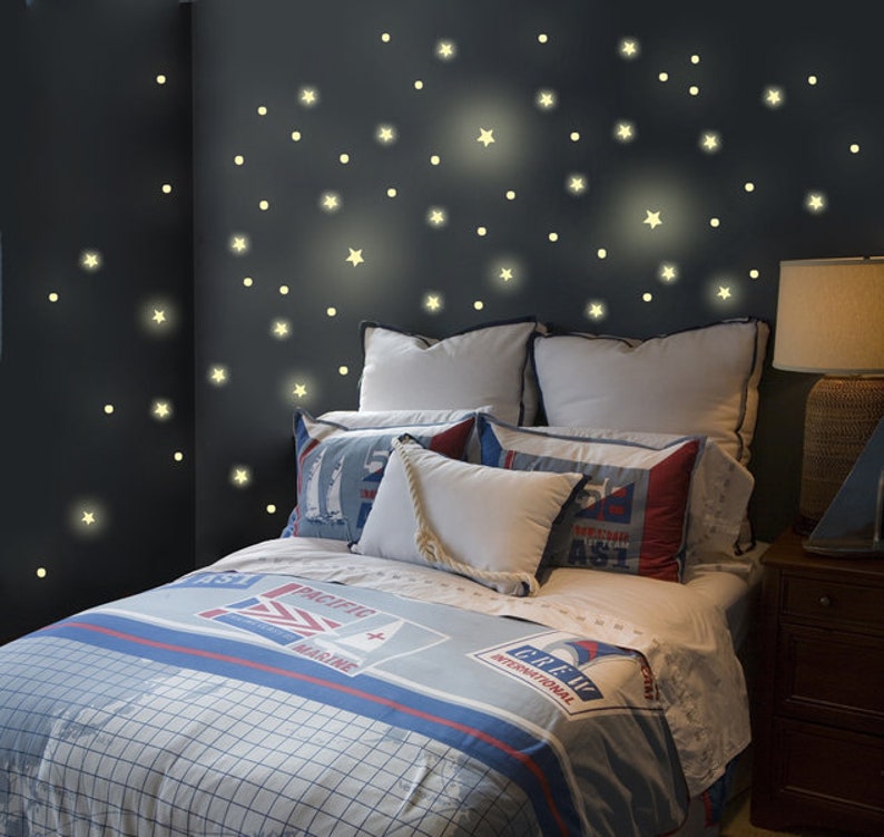 Wall Decal star star fluorescent M738 image 1