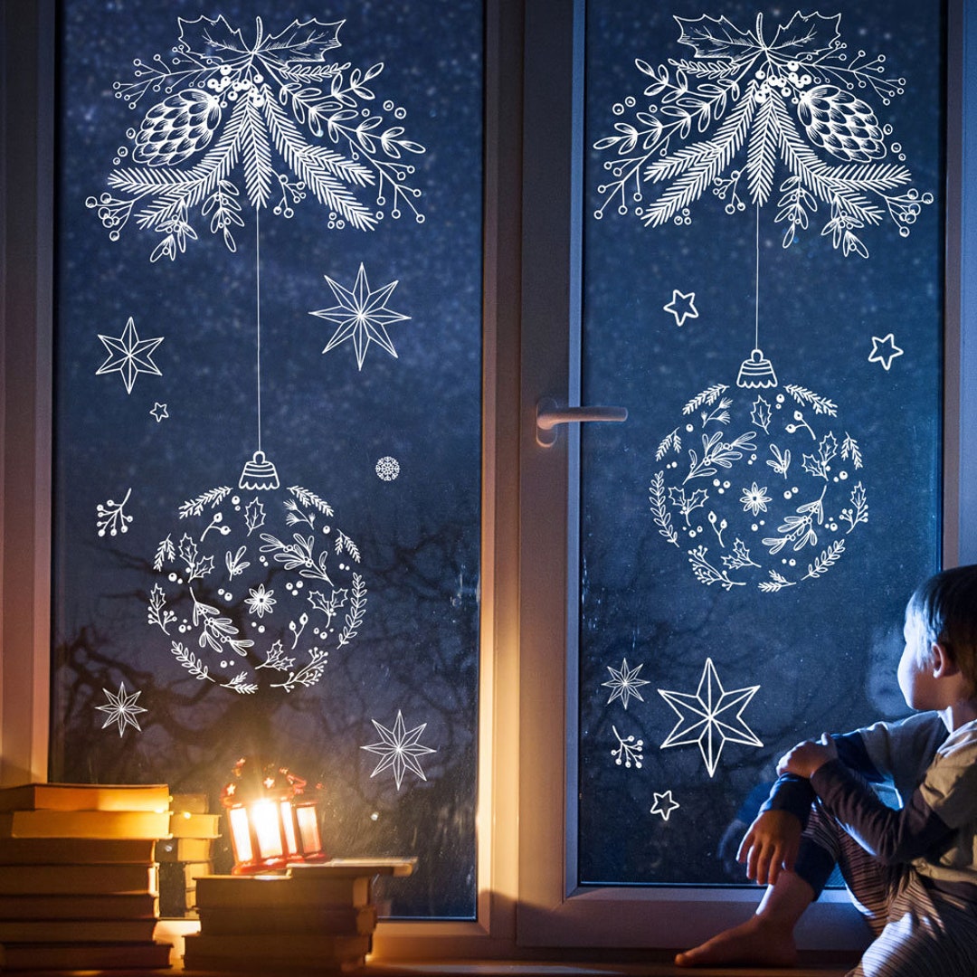 Fensterbild Weihnachten Malen