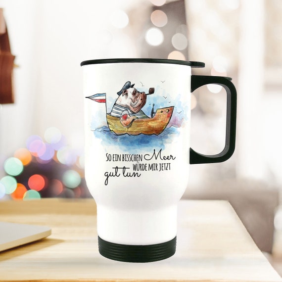 Taza termo café para llevar mastín del mar tb108 -  México