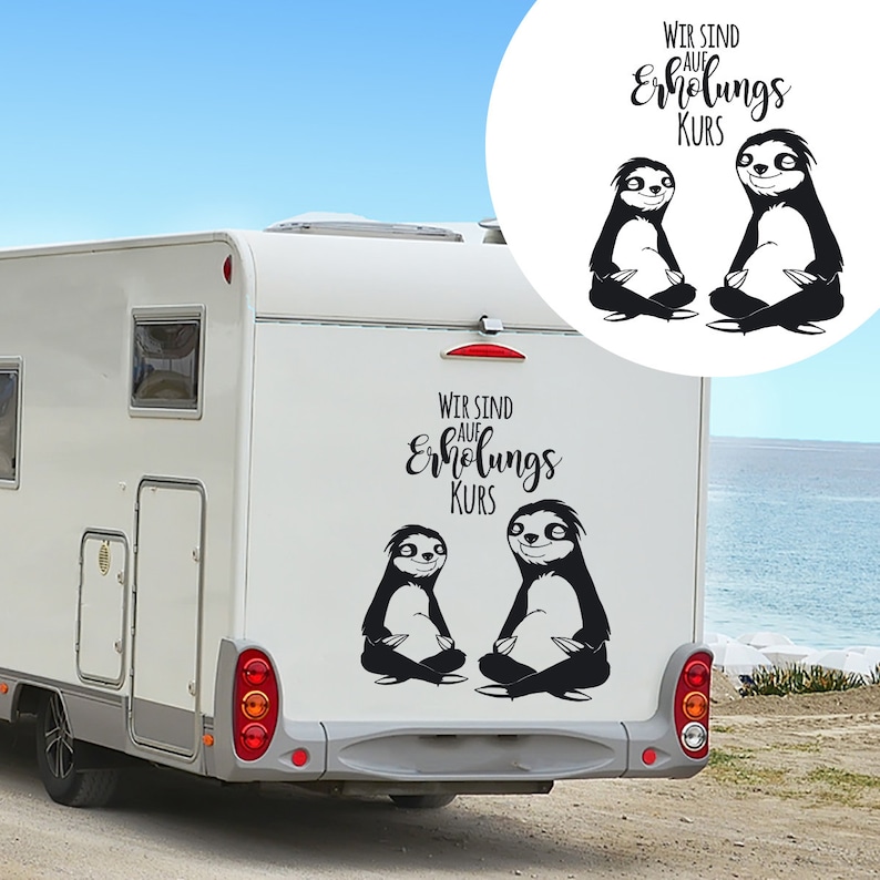 Autocollant de voiture Camping Camper cours de relaxation Etsy