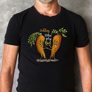 Koszula T-shirt z motywem marchewek, para z napisem kochanie, dobrze mi w łóżku, prezent 100% bawełna, różne rozmiary. hs20