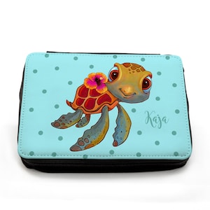 Pluma carpeta pluma bolsa tortuga fm124turquoise