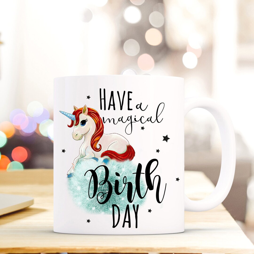 Birthday Gift Cup Flower Ts684 Etsy