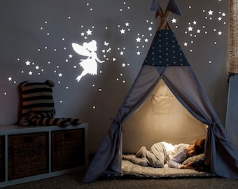 Fairy Stars fluorescent light stickers M2213