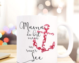 Gift coffee mug cup anchor mom motto ts658