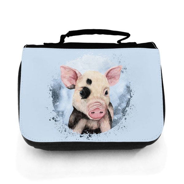 Wash bag wash bag with pig toiletry bag cosmetic bag travel wash bag individual motif animal wt215