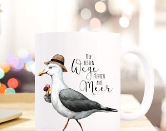 Coffee mug cup seagull best ways sea ts648