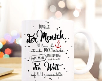 Geschenk Kaffeebecher Tasse Liebe Glück ts525