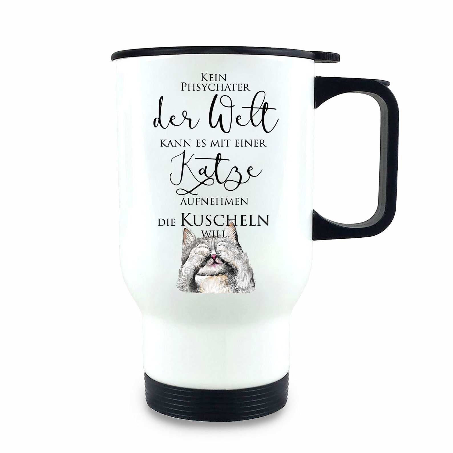 Thermobecher Coffee to go Becher thermo cup mit Spruch Motto Etsy