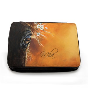 Pencil case pencil case horse horses m names fm119 image 1