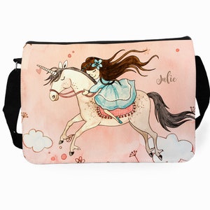 Schultertasche Schultasche Tasche Einhorn tsu16