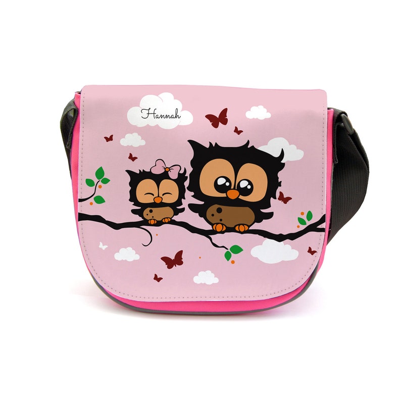 Kindergarten bag children's bag owls m name kgt15 image 1