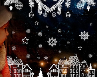 Template Window Picture Chalk Window Picture Chalky Markers Christmas Decoration Christmas Christmas Tree Window Decoration Window Pictures ch2