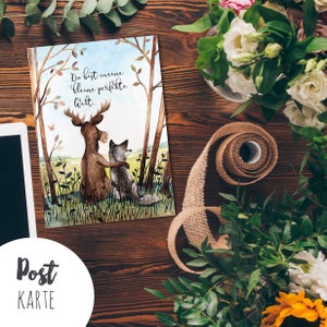 Postkarte postcard Print Liebe perfekte Welt pk185