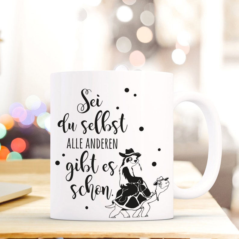 Gift coffee cup sloth saying sloth ts468 image 1