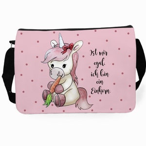 Schultertasche Schultasche Tasche Einhorn tsu33