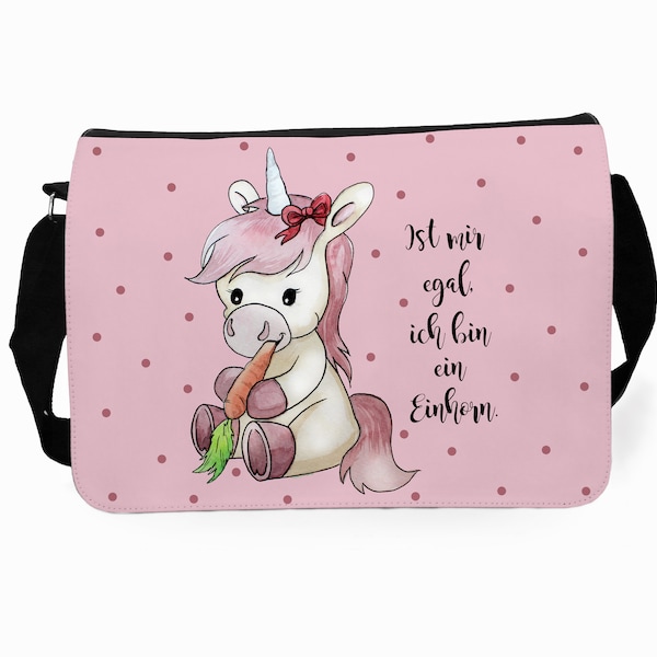 Schultertasche Schultasche Tasche Einhorn tsu33