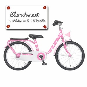 Bicycle sticker set bicycle stickers flowers dots flowers flower stickers scooter e-bike children's bike sustainable M1007 image 5