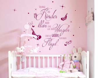 Wandtattoo Zitat Spruch Kinder Familie Home M2155